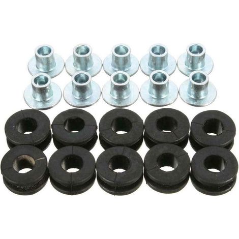 Lot de 10 joints en caoutchouc pour moto - Soulagement de pression - Remplacement du carénage (1/4)