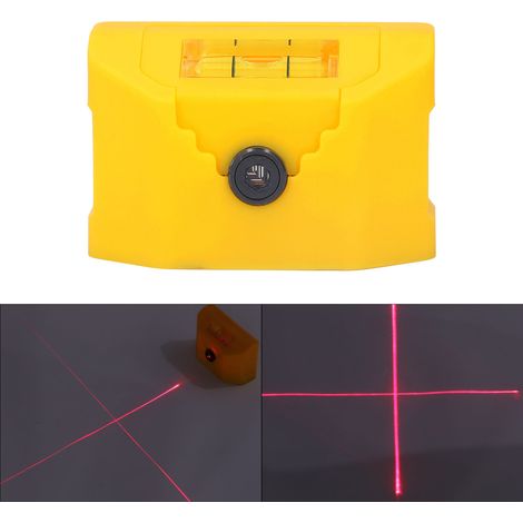 Niveau laser multifonctionnel, outil de traçage laser domestique, jaune (1/5)