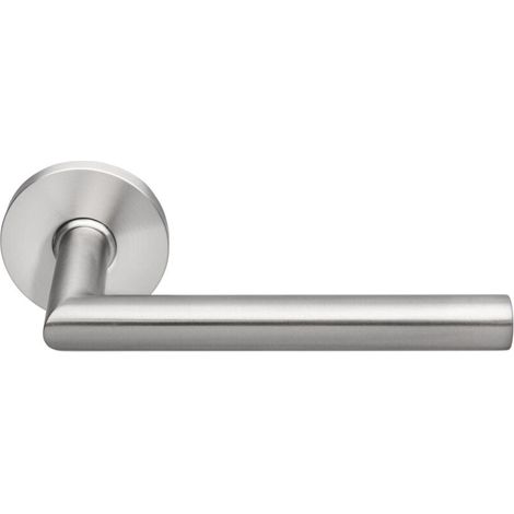 Béquille double sur rosace JADE slim inox poli bec de cane diamètre 16mm - - B-INOX-SL01 (1/3)