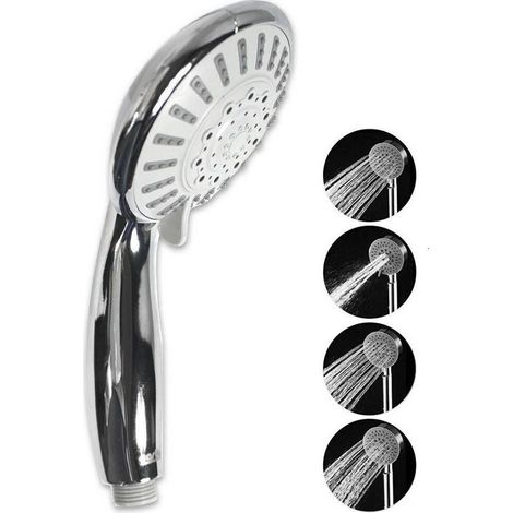 TrAdE Shop Traesio - Soffione Multigetto Bagno Doccetta Vasca Doccia Telefono Getto Regolabile 52055 - (1/3)
