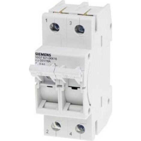Siemens Interruptor seccionador con fusibles neutro 16A 400V