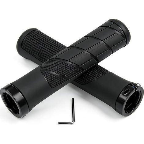 Pair 1 paire Poignées de Guidon VTT Ergonomiques, Poignées Vélo Anti-Dérapantes pour Scooter,BMX,Trotinette,Diamètre Intérieur 22mm