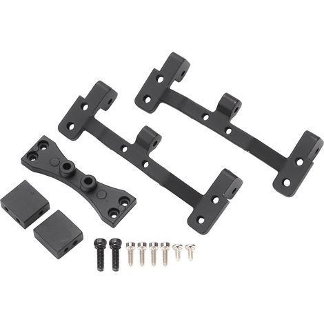 Support De Biellette Et Support De Direction Pour MN 1/12 99S D91 D90 - Alliage D'Aluminium CNC - Noir - 1 Pièce (1/5)