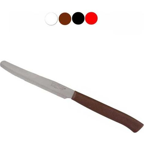 Cuchillo de mesa liso rojo cm 11 pz 6 Marietti