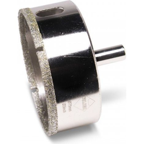 Rubi Easygres corona diamantada 75 mm para perforación precisa