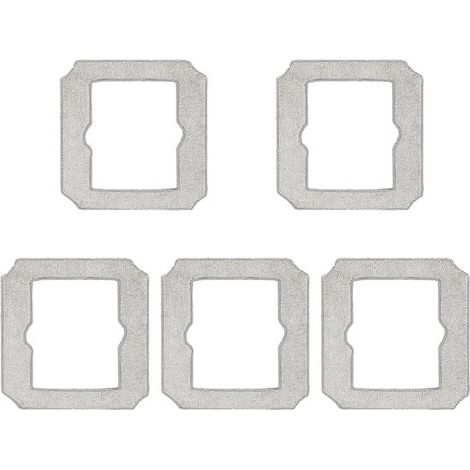5 paños de limpieza adecuados para la aspiradora de ventanas ECOVACS Winbot Mini (1/4)