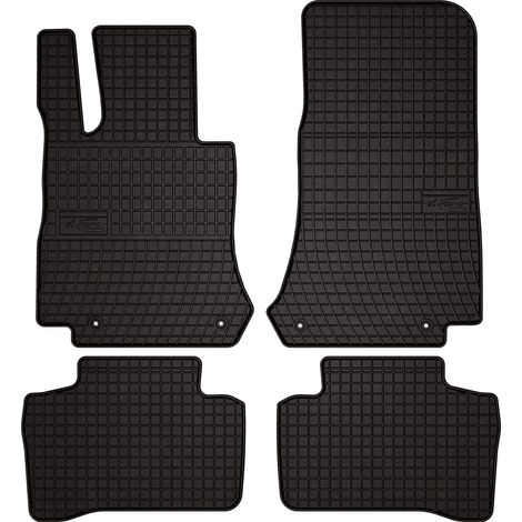 Alfombrillas de goma para Mercedes GLC C253 SUV coupé (2015-2023) - negras, ajustadas (1/5)