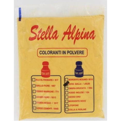 5 x SC OSSIDO P/CEMENTO OCRA GIALLO DORATO 100 G