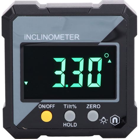 Niveau digital magnétique de haute précision 4x90° pour mesure d'angle, inclinomètre électronique avec boîtier (1/5)