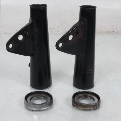 [PRODUIT D'OCCASION] Paire de patte de feu avant noire origine pour moto Honda 125 CB (1/4)