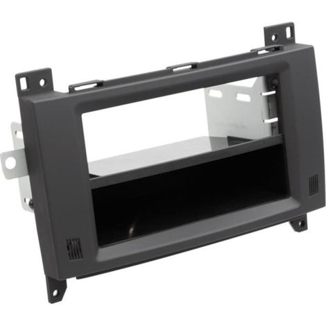 Support autoradio 2Din compatible avec Mercedes Vito Viano ap06 Vide poche - Noir