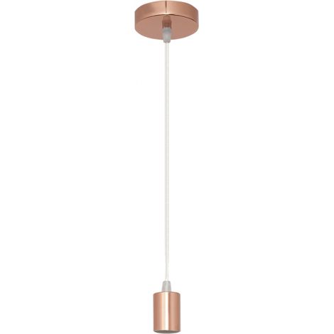 Armazón colgante Maldivas oro rosa 1xE27