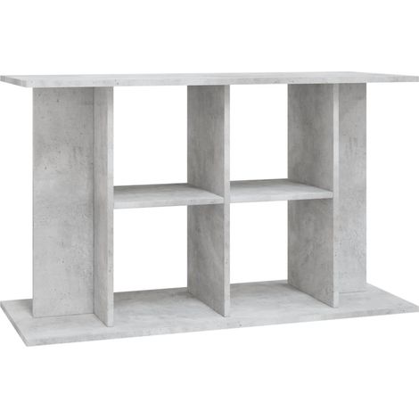 Support d'aquarium en béton gris 100 x 40 x 60 cm Bois d'ingénierie