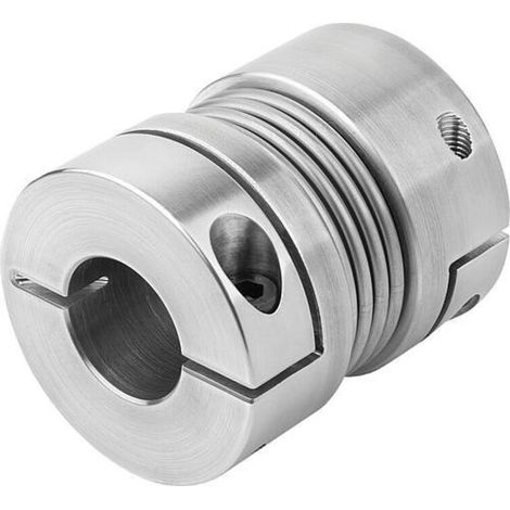 KIPP Metallbalgkupplung Gr. 150 D1=32 D2=32 L=91 Aluminium (1/3)