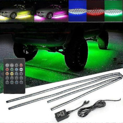 Kit d'éclairage néon sous caisse avec bande LED RGB pour voiture (1/5)
