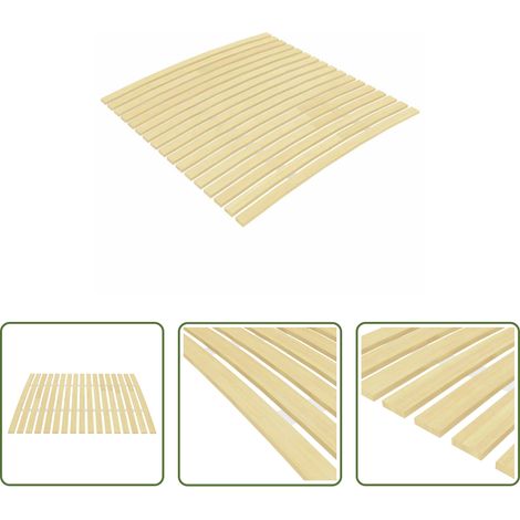 Sommier bois - Latte de rechange pour sommier avec 17 lattes 120 x 200 cm (1/5)