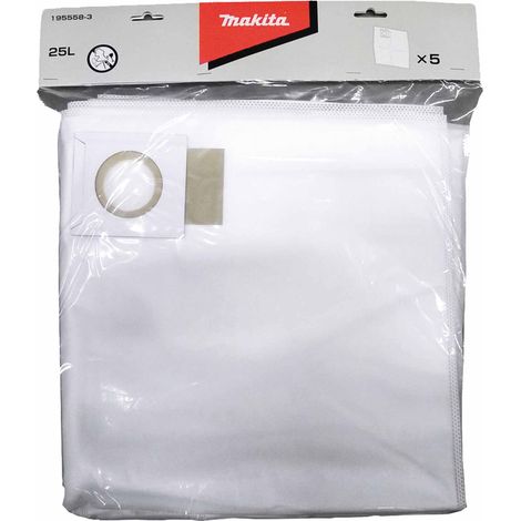 Makita worki flizelinowe 25l do vc3211h/m,vc3211m,vc3210l /5szt. (1/2)