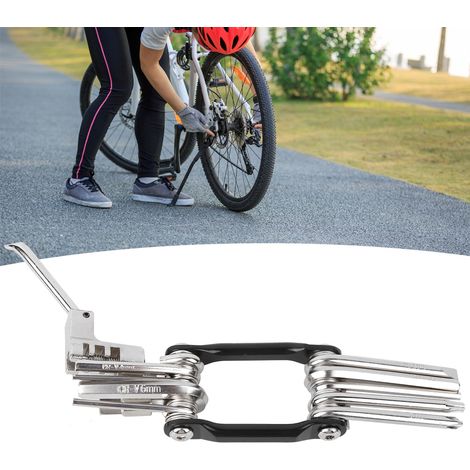 Kit d'outils portables T25 pour l'entretien des vélos, pliable et universel, en acier inoxydable. (1/5)