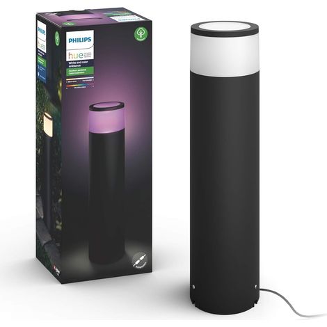 Philips by Signify 17437-30-P7 Hue White and Color Ambiance Piedistallo per Esterni LED 8 W 600 lm IP65 colore Nero (1/5)
