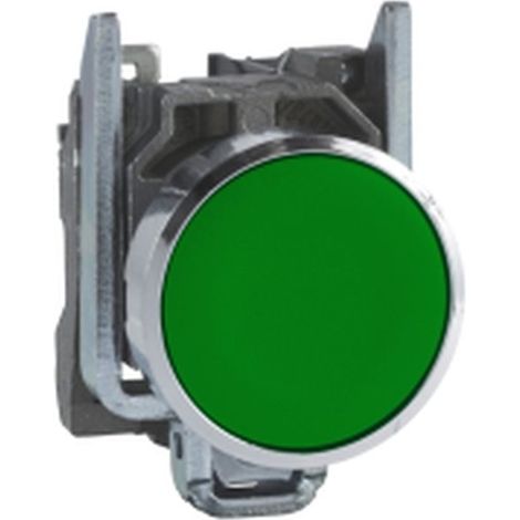 Harmony bouton-poussoir vert Ø22 - à impulsion affleurant - 1F - XB4BA31