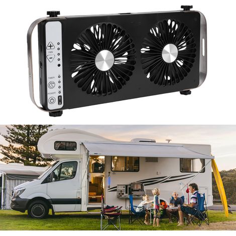Ventilateur de toit pour camping-car, silencieux, Dissipation thermique, ABS, avec réglage à 4 vitesses, pour camping-car (1/5)