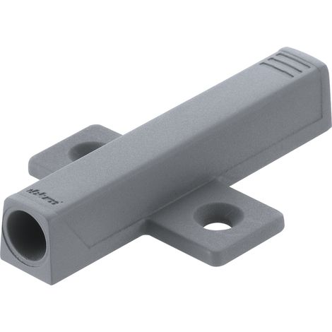 BLUM TIP-ON Kreuz-Adapterplatte 956A1501, Langversion, platingrau (1/5)