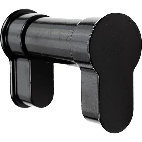 Universal Blindzylinder 50-76 mm Double Blind Profile Cylinder Dust Protection for Keyhole Individually Adjustable Black (1/5)