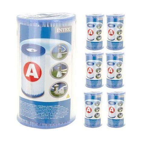 Set 6 pz Cartuccia Filtro A Intex 29000