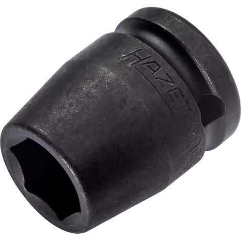 Hazet 900S-16 Inserto Chiave a Bussola per Avvitatori ad Impulso Esagonale, Nero, Attacco Quadro, Cavo, 12.5 mm 1/2 di Pollice (1/2)