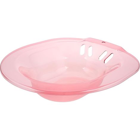 Bain de Siège en Plastique Rose Ergonomique pour Soins Post-partum Hémorroïdes, Facile à Utiliser Ranger, Adapté aux Femmes Enceintes (1/5)