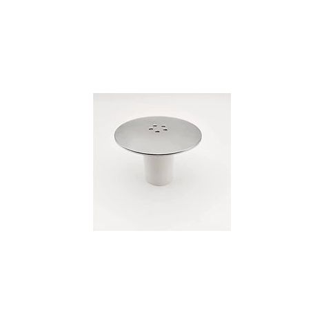 Bonde de Douche Universelle 115mm, Couvercle de Siphon Chromé à Débit Rapide, Remplacement Facile pour Receveur de Douche (1/4)