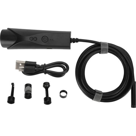 Endoscope WiFi 8mm Caméra HD 1080P Étanche IP67 sans Fil avec 6 LEDs pour Android et iOS, Longueur 1m (1/5)