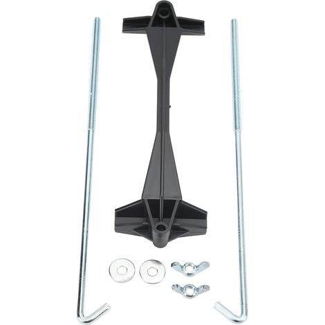 Kit de Fixation Universel pour Batterie Automobile avec Pinces 7in, Boulons de Maintien 10in et Crochets J (1/5)