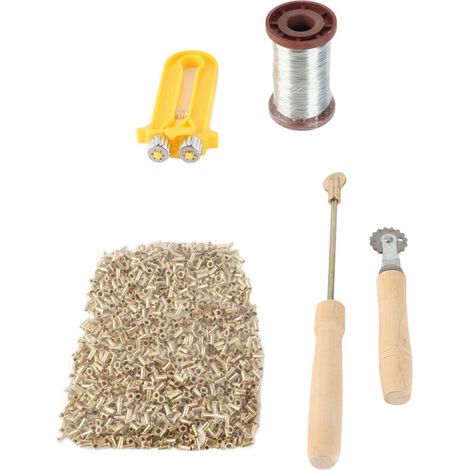 Beekeeping Starter Kit, Wire Insertion Tool, Hive Tensioner, Copper Eyelets, Wire Set for Beginners (1/5)