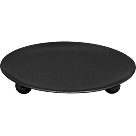 Chandelier À Bougie - Support En Fer Forgé Rond - Décor De Bureau Ou Table - Pour Bougies Classiques - 1 Pièce
