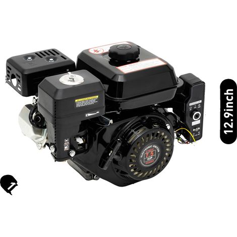 Moteur à gaz, démarrage électrique, 7,5 ch, noir (1/2)