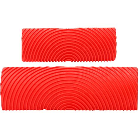 2 Pièces Rouleau Peinture Texture Bois Outil Décoratif Mur DIY