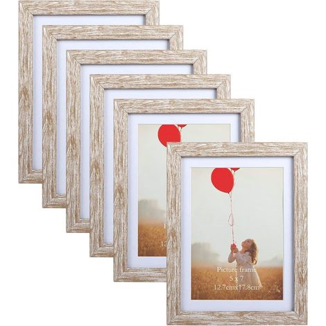 Bilderrahmen 13x18 CM 6er-Set Wand Tisch Collagen Geschenk 15x20 Beige (1/5)