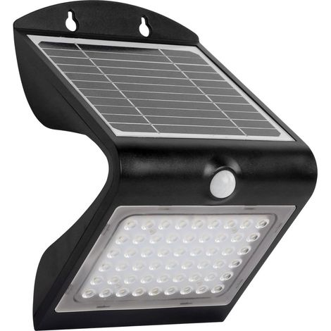 Applique murale LED VELAMP 4W (500 lm) avec chargement solaire et détecteur de mouvement (1/5)