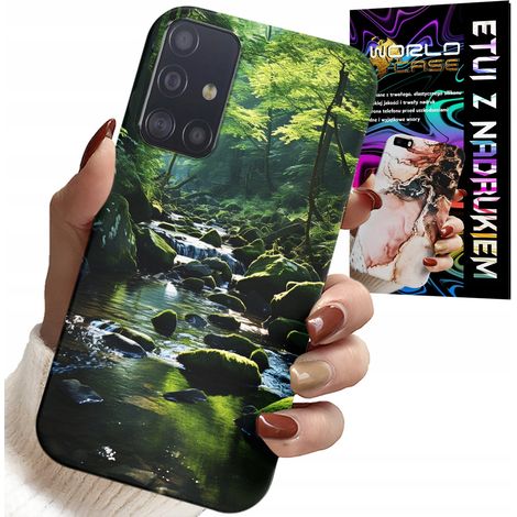 Custodia per Samsung Galaxy M31S - Vista naturalistica di un ruscello nella foresta (1/5)