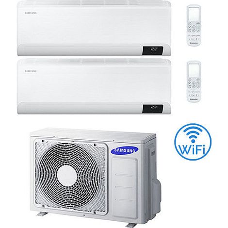Climatizzatore Condizionatore Samsung WINDFREE AVANT R32 Wifi Dual Split Inverter 9000 + 9000 BTU con U.E. AJ040TXJ2KG/EU NOVITÁ Classe A+++/A++ (1/2)