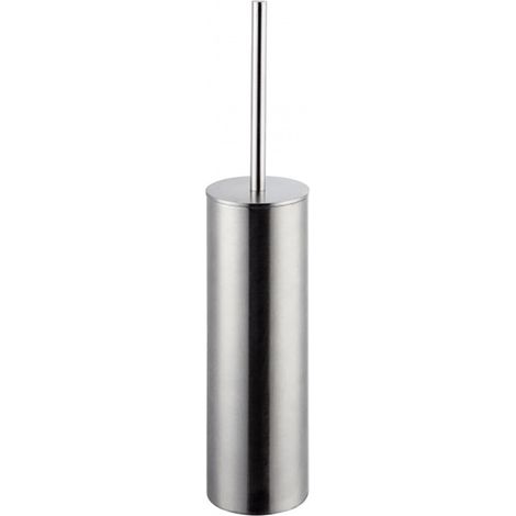 Porta Scopino da Appoggio in Acciaio Inox Satinato Nilo (1/2)