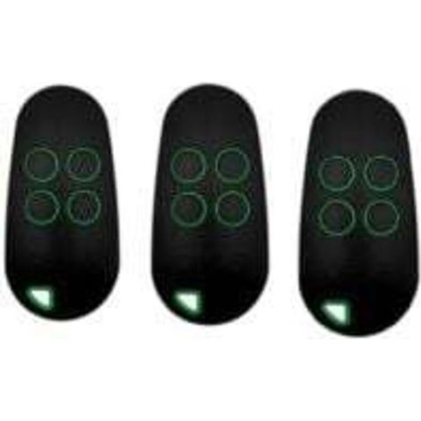 TOPD4FRN 806TS-0330 Transmisor portátil de código fijo de 4 canales, doble frecuencia 433,92 MHz y 868,35 MHz