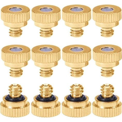 Buse De Brumisation - Laiton - Diamètre 0,4 mm - Pour Système D'irrigation Et De Refroidissement Extérieur - 20 Pièces (1/5)