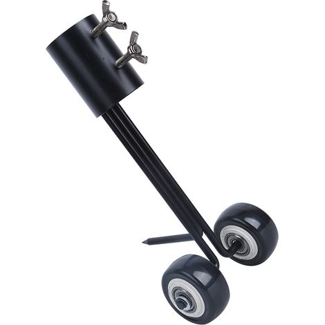 Rouleau de jardinage, outil de désherbage, accessoire de quincaillerie, poignée confortable, noir pour joints de briques