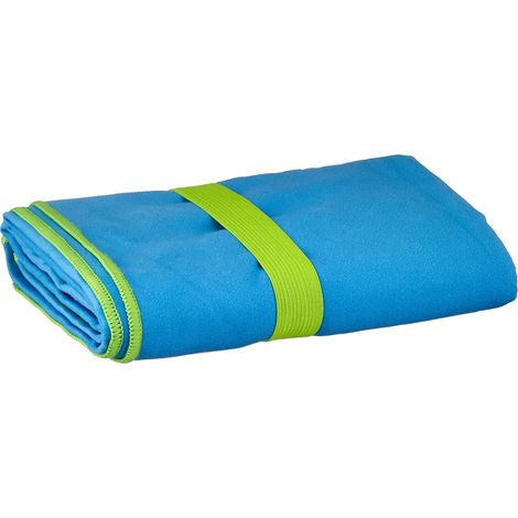 Playshoes Multifunzione Asciugamano da Bagno in Microfibra, Blu 7 (Blue), 70 x 140 cm (1/5)