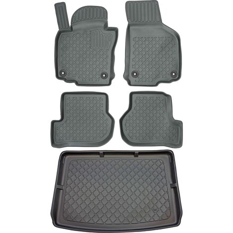 Set di tappetini per auto e tappetino per bagagliaio per Volkswagen Golf Plus Minivan dal 01.2005 al 2009. (1/5)