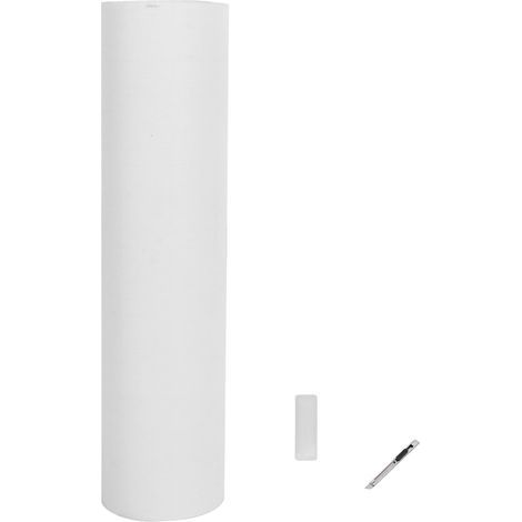 Film adhésif pour vitre givré, réutilisable, imperméable, anti-UV, pour bureau et salle de bain, 10 m x 30 cm (1/5)