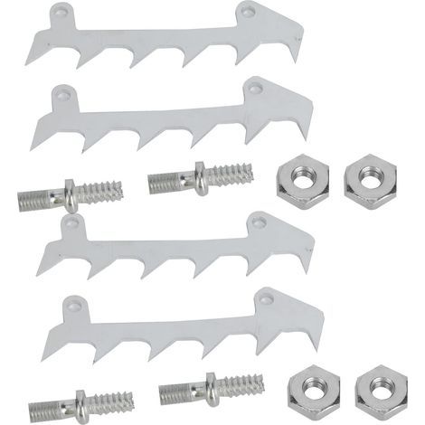 Lot 2 kits écrous pointes boulon pare-chocs acier – pour Stihl 017 018 021 023 025 MS170 MS180 MS192T (1/5)