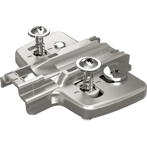 Embase cruciforme à visser - Distance : 0 mm - HETTICH (1/2)